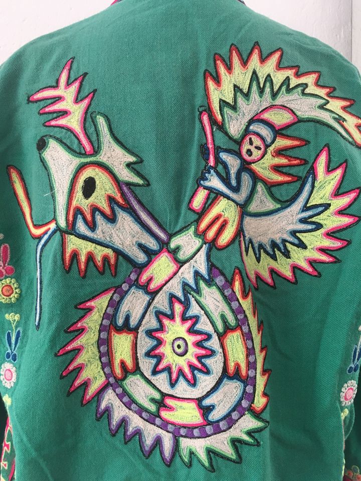 Jacke Vintage Retro Trachten Bolivien Festival Folklore Hippie in Berlin