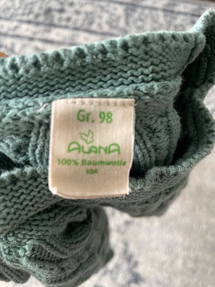 Schönster Alana Pullover Biobaumwolle Türkis in Kretz