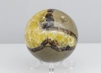 Mineralien Edelstein – 1 schöne SEPTARIEN Kugel 58mm mit Ständer Sachsen - Rochlitz Vorschau