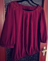 Made in Italy Damen Bluse Weinrot Dunkelrot Gr. 44/46 Nordrhein-Westfalen - Bad Salzuflen Vorschau