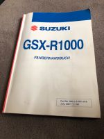 Handbuch Suzuki GSX-R 1000 K8 Original Niedersachsen - Wallenhorst Vorschau