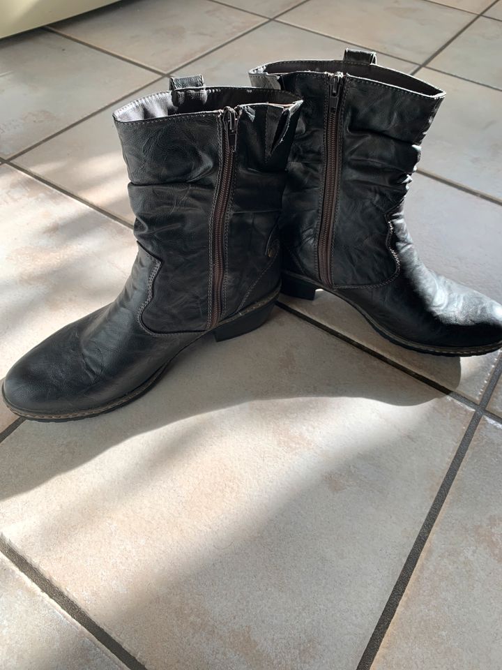 „Rieker“ Stiefeletten in braun (Gr.39): 20€! in Dormagen