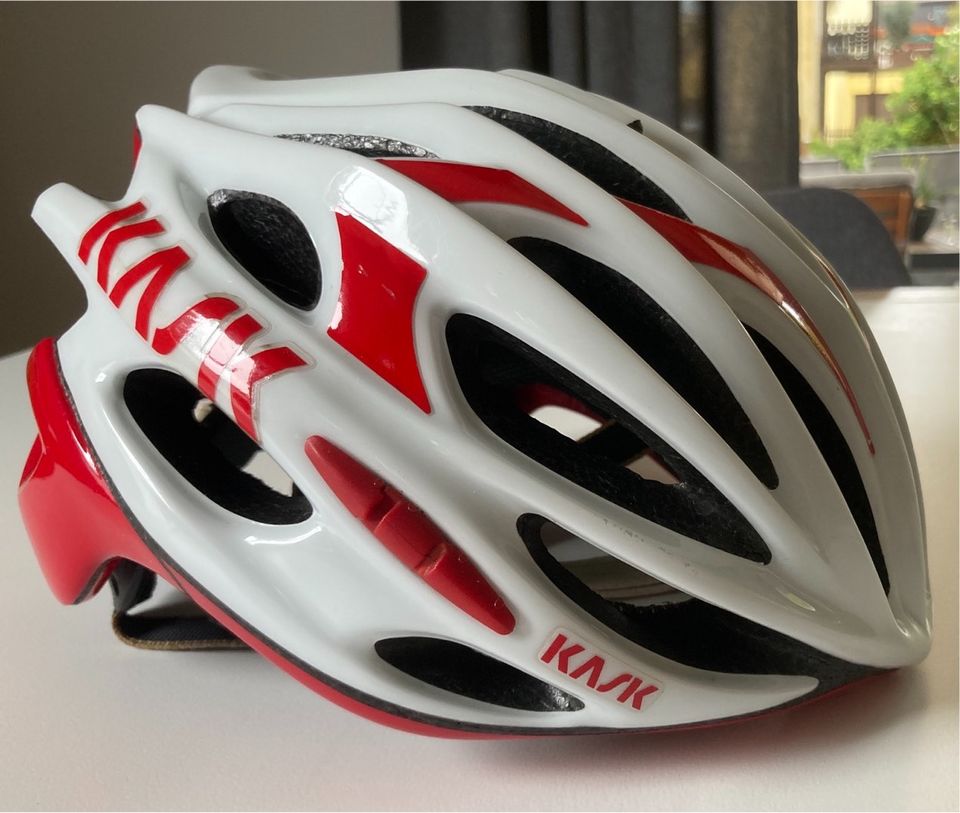 Kask Mojito weiß rot 48-58cm in Dresden