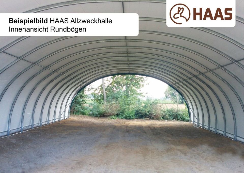 HAAS Allzweckhalle 9,3x30 m – Rundbogenhalle,Lagerzelt,Unterstand in Nümbrecht