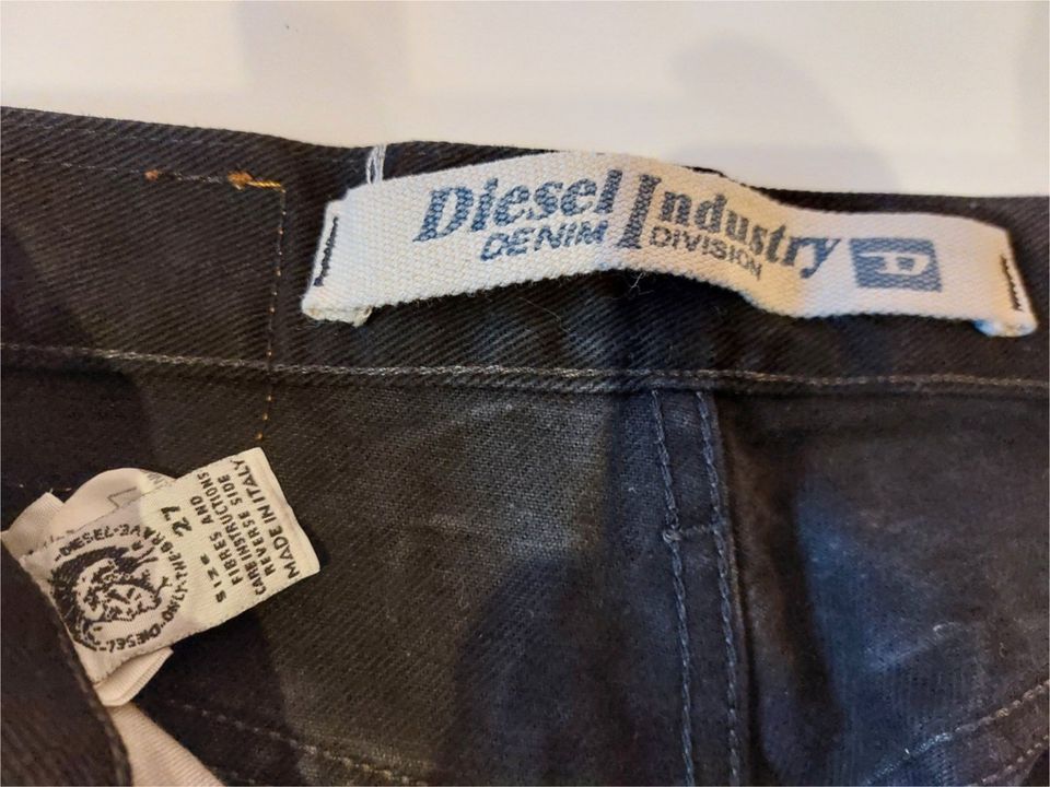 Schwarze Diesel Jeans Hose W27, Gr. Xs / S  34 - 36 in Ilsede