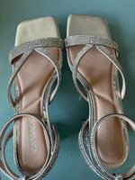 Glitzer Silber Hohe Schuhe Damen Bayern - Mickhausen Vorschau