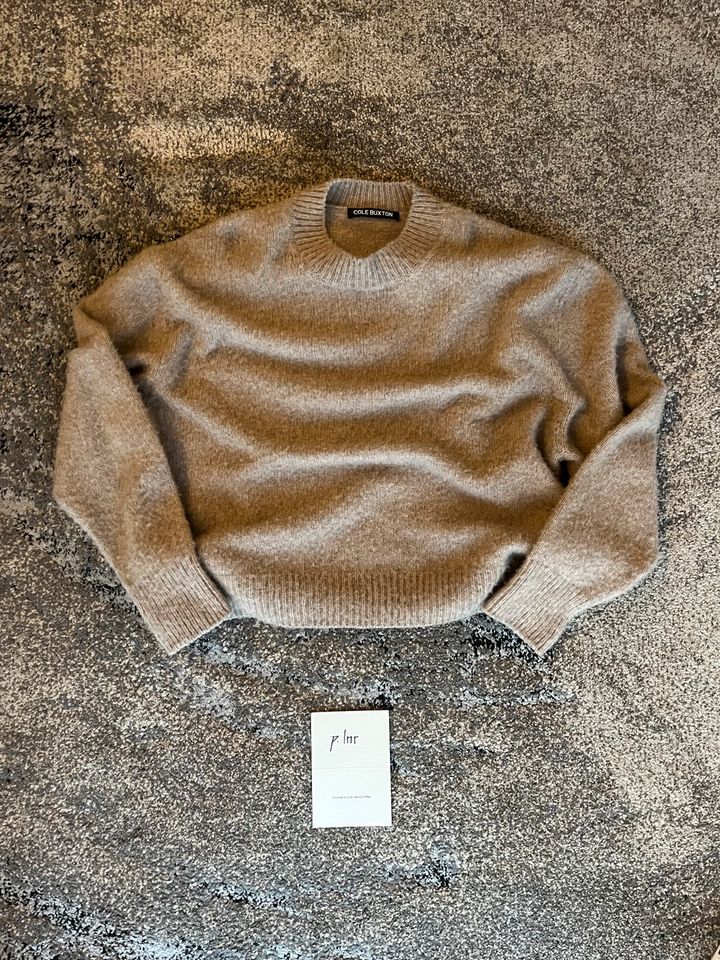 Cole Buxton OG Knit Sweater Tuscan Beige in Hamburg