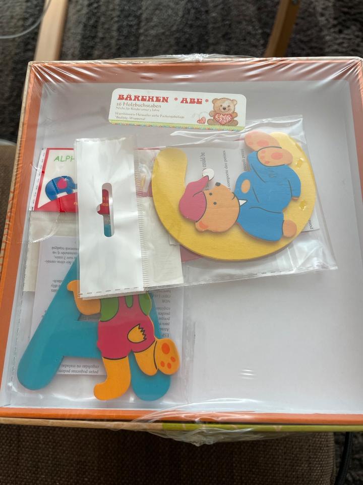 Holzbuchstaben Box ABC neu Ovp Kinder Kinderzimmer Alphabet in Hagen