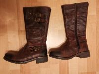 Van der Laan Winterstiefel echt Leder Gr. 37 used Look Hessen - Schlüchtern Vorschau