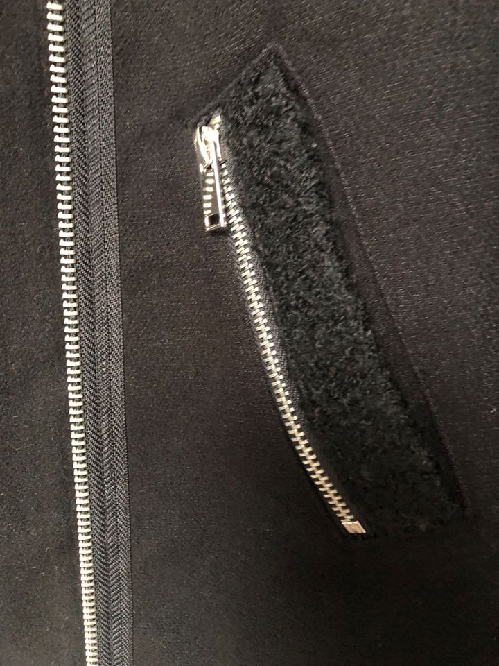 Caban Jacke kurzmantel Mantel schwarz Silber Übergangsjacke xs 34 in Hannover