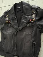Desigual Jeansjacke Schwarz/Leder,ungetragen Bayern - Nersingen Vorschau