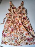Sommerkleid aus Leinenmix in warmen Farben, Gr. M Bayern - Gröbenzell Vorschau