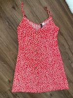 Kurzes H&M Blumen Kleid rot weiß Größe 36 Bayern - Krumbach Schwaben Vorschau