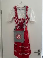 orig. bayrisches Dirndl im Set, rot und weiß, 2 Schürzen, Tasche Leipzig - Probstheida Vorschau