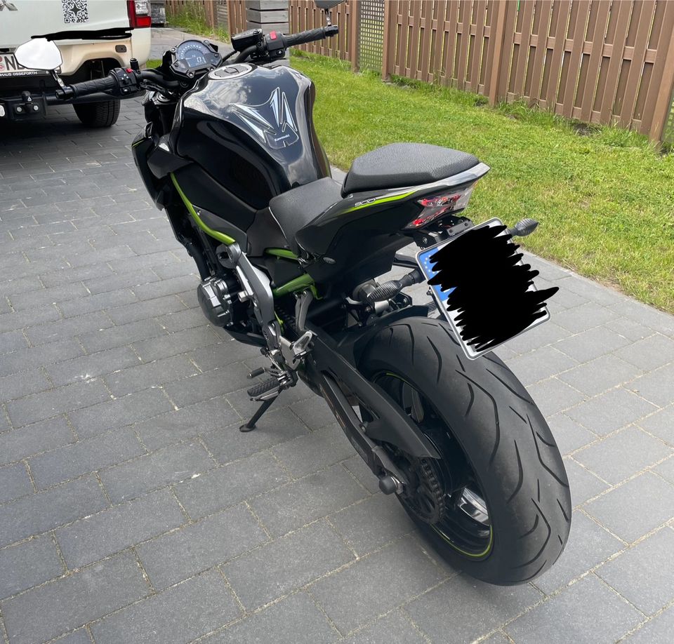 Kawasaki Z900 mit 12.000er Inspektion in Haselünne