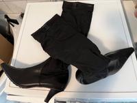 Paul Green Stiefel, schwarz, Leder/Stoff, Gr. 40 Niedersachsen - Großheide Vorschau