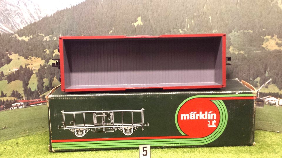 0111) Märklin 4850 Spur 1 Offener GW Type Omm 55  mit OVP in Overath