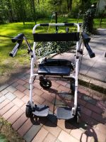 Rollator/Rollstuhl 2in1, weiß-schwarz Brandenburg - Borkwalde Vorschau