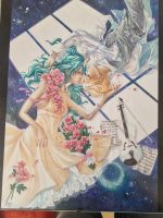 Originalzeichnung Nao Ren - Sailor Moon - Haruka x Michiru Saarland - St. Wendel Vorschau