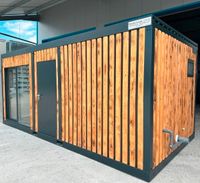 ☀️ Wohnen im Container ☀️ Wohncontainer kaufen Containerhaus Mobilheim Tiny House Gartenhaus Bürocontainer Lagercontainer Wohncontainer als Studentenwohnheim Wohnraum Wohncontainer Hersteller Wohnbox Bayern - Brunnen Vorschau