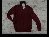 Neu Zara Rolli Viskose weinrot Bordeaux dunkelrot Rollkragen Hessen - Groß-Gerau Vorschau