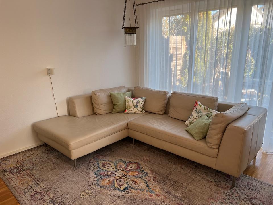 Premium Ledersofa natur Ewald Schillig DOMINO - sehr gepflegt! in Nonnenhorn