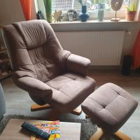 Relaxsessel mit Hocker und Liegefunktion Hessen - Bischoffen Vorschau