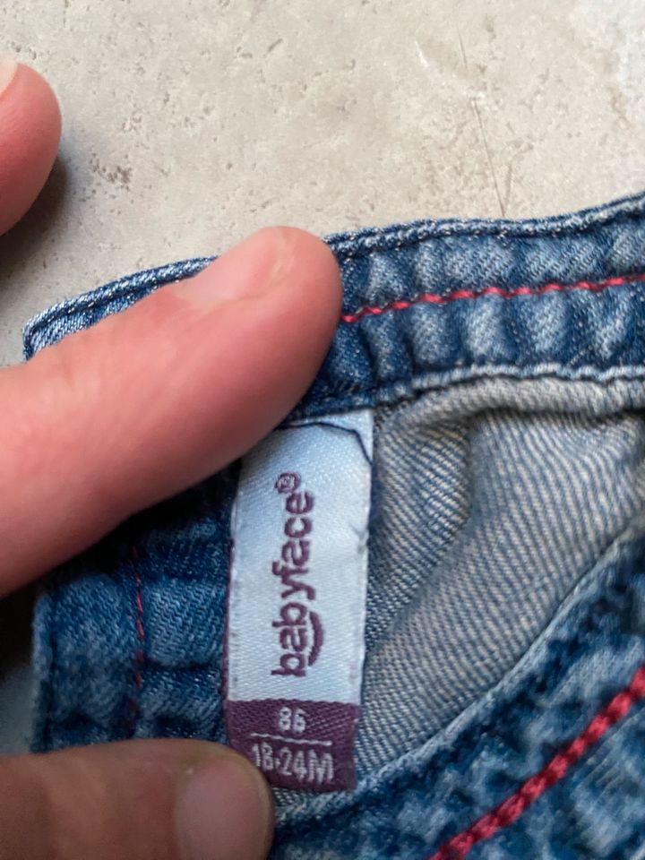 Jeans Kleid in der Gr. 86 von Babyface in Löchgau