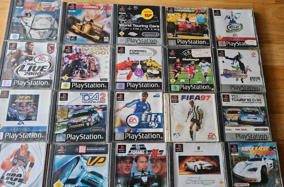 34 x PS1 Playstation 1 Spiele Sammlung in Wiesbaden