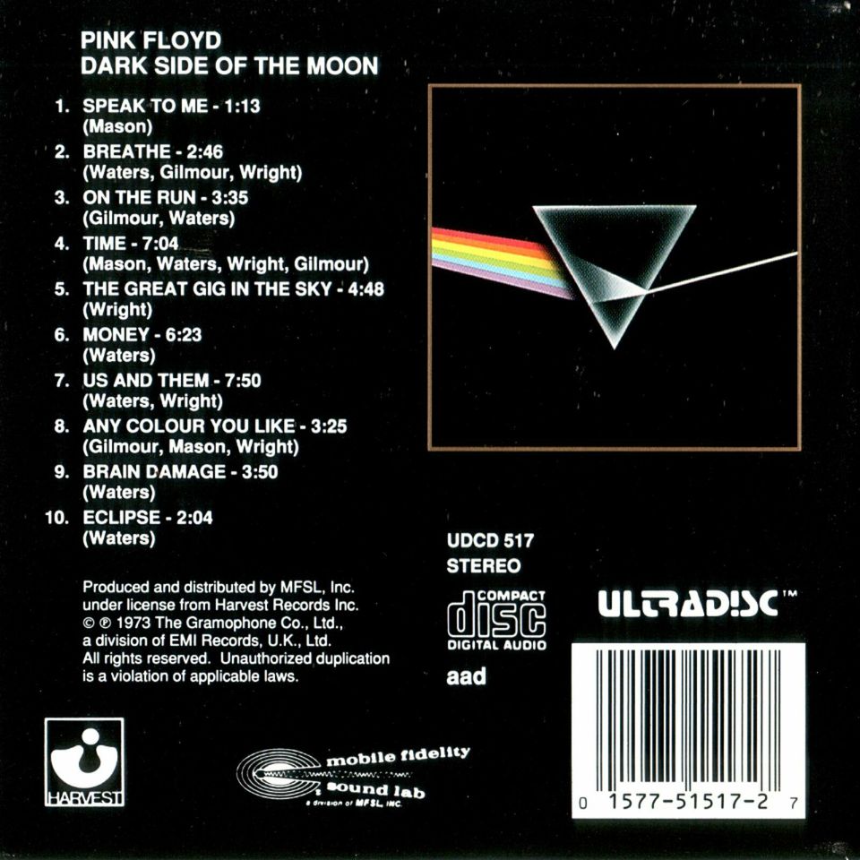 Pink Floyd CD Album The Dark Side Of The Moon (OMR) in Dortmund