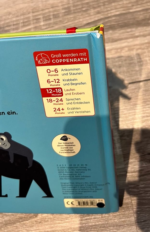 Coppenrath Kinderbuch Kuckuck, kleines Zebra! in Bochum