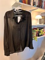 Mango Bluse schwarz plumetis XL Niedersachsen - Hatten Vorschau