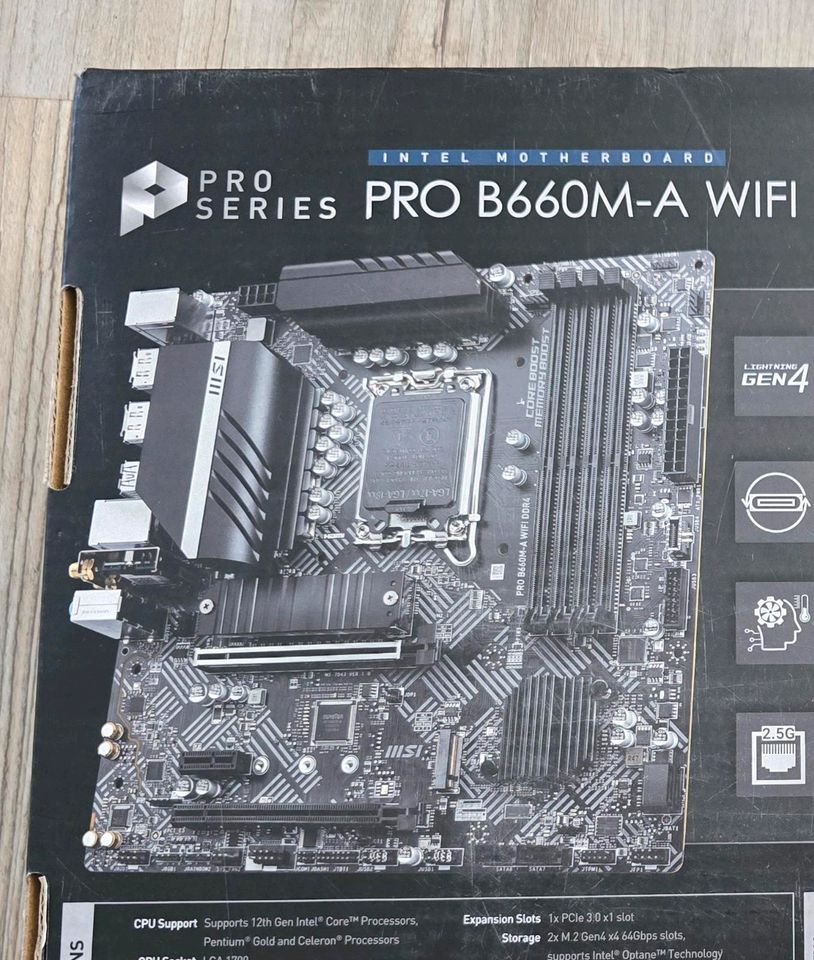 MSI PRO B660M-A WIFI DDR4 PC Mainboard mATX  LGA 1700 in Dresden