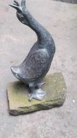 Garten Wasserspeier Bronze Ente Skulptur Enten Figur Nordrhein-Westfalen - Erftstadt Vorschau