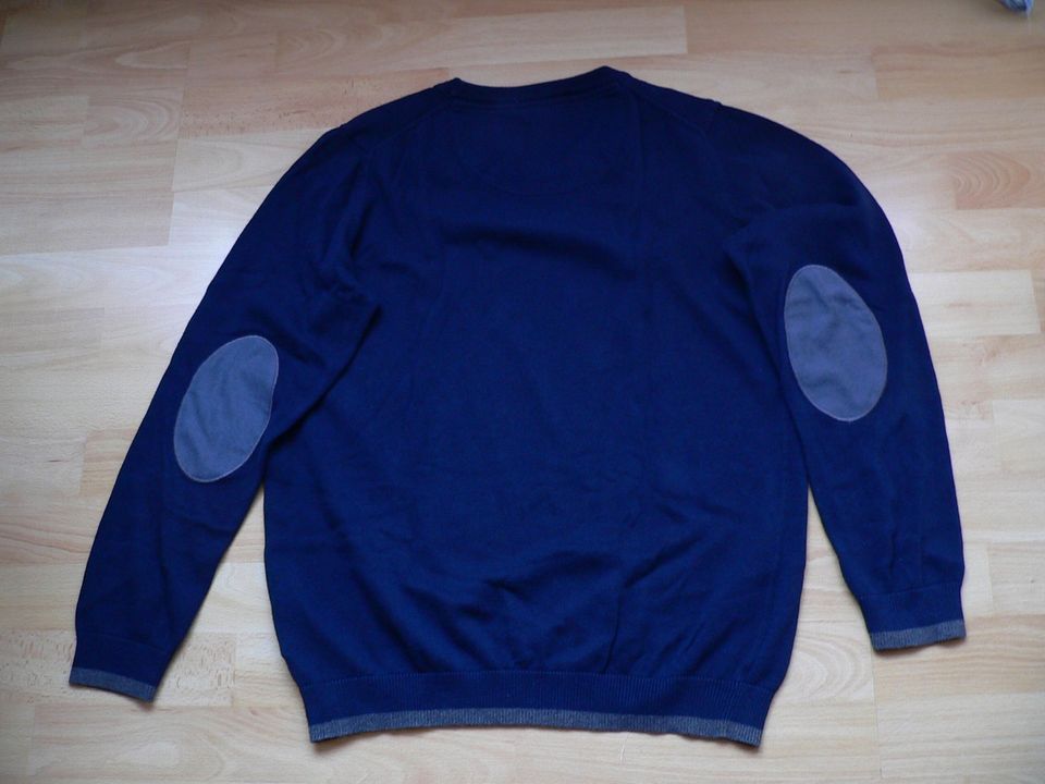 Nobel League dünner Strickpulli mit Armaufnäher Pulli Pullover 48 in Binzen