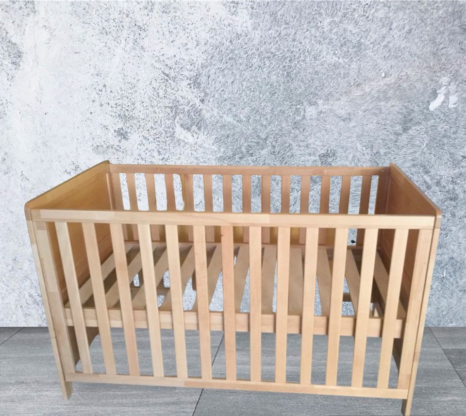 TICAA „Provence“ Babybett Kinderbett aus Buche Massivholz in Stuttgart
