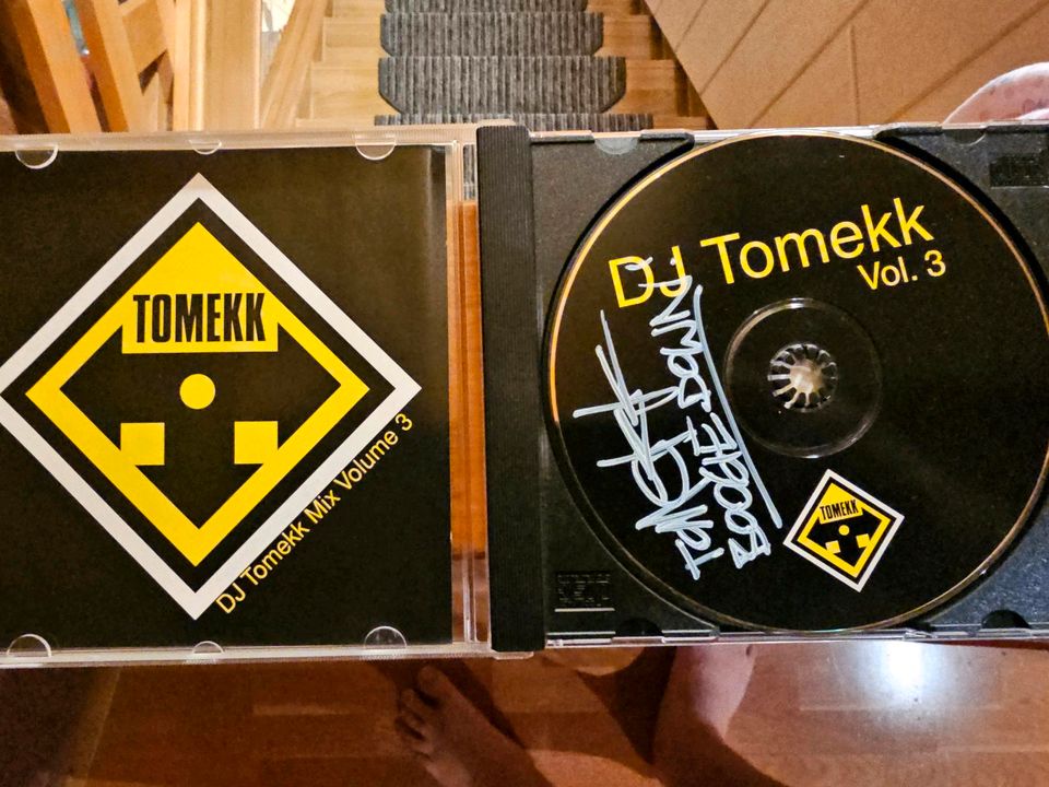 Autogrammkarte DJ Tomekk laminiert 2002 CD original Unterschrift in Bischofswerda