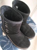 Damenstiefel, Esprit, Wildleder, schwarz, Größe 38 Findorff - Findorff-Bürgerweide Vorschau