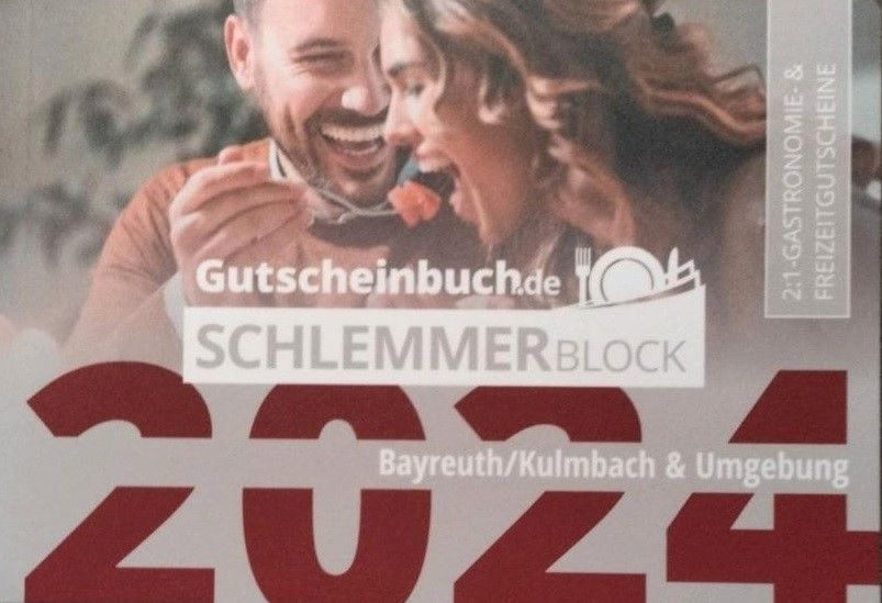 Schlemmerblock Bayreuth/Kulmbach 2024 inkl. 20€ Guthaben in Bayreuth