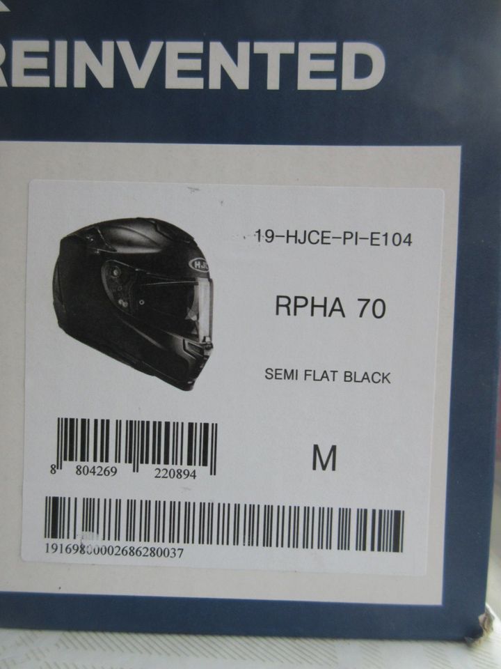 HJC Motorradhelm Semi Matt Schwarz Gr. XS 54-55cm RPHA-70   NEU in Bremen