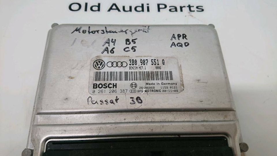 Audi A4 A6 Passat 3B APR AQD MOTOR STEUERGERÄT 3B0907551Q QUATTRO in Bredstedt