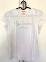 Vintage Weißes T-Shirt mit Glitzersteinen (Pepe Jeans); Größe XS Baden-Württemberg - Freiburg im Breisgau Vorschau