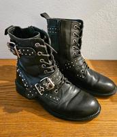 Poelman Boots Herbst/Winter Damen mit Nieten besonders schwarz Gr Bayern - Sugenheim Vorschau