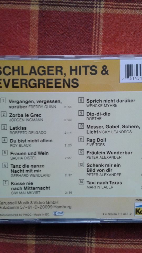 CD Schlager,Hits,z.B. Hahnemann,.,Mirelle M. je 2€ in Berlin