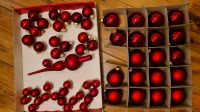 Weihnachtskugeln aus Glas - rot - Set Kugeln + Spitze Müritz - Landkreis - Penzlin Vorschau