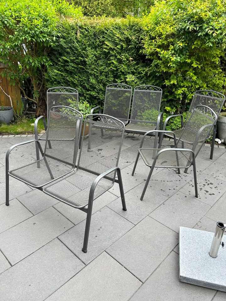Wetterfeste Gartenstühle aus Metall in Hagen