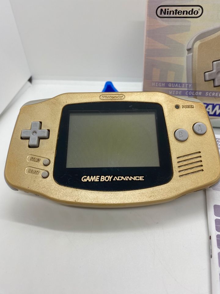 Gameboy Advance - Gold OVP - JPN in Rheine