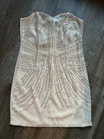 H&M Cocktailkleid Gr.40 Creme beige Strass Pailletten Ballkleid Schleswig-Holstein - Altenholz Vorschau