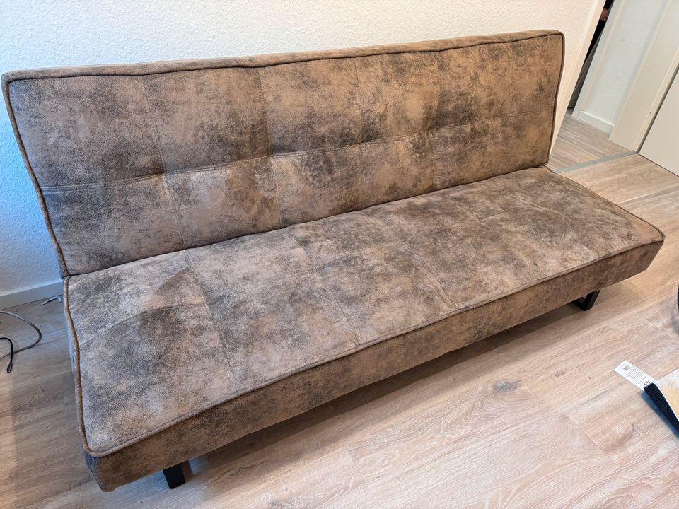Schlafsofa Couch Retro Style in Friedberg (Hessen)