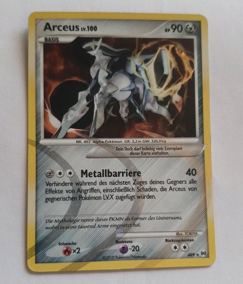 Pokemon - Arceus - Vintage (Holo) in Hofheim Unterfr.